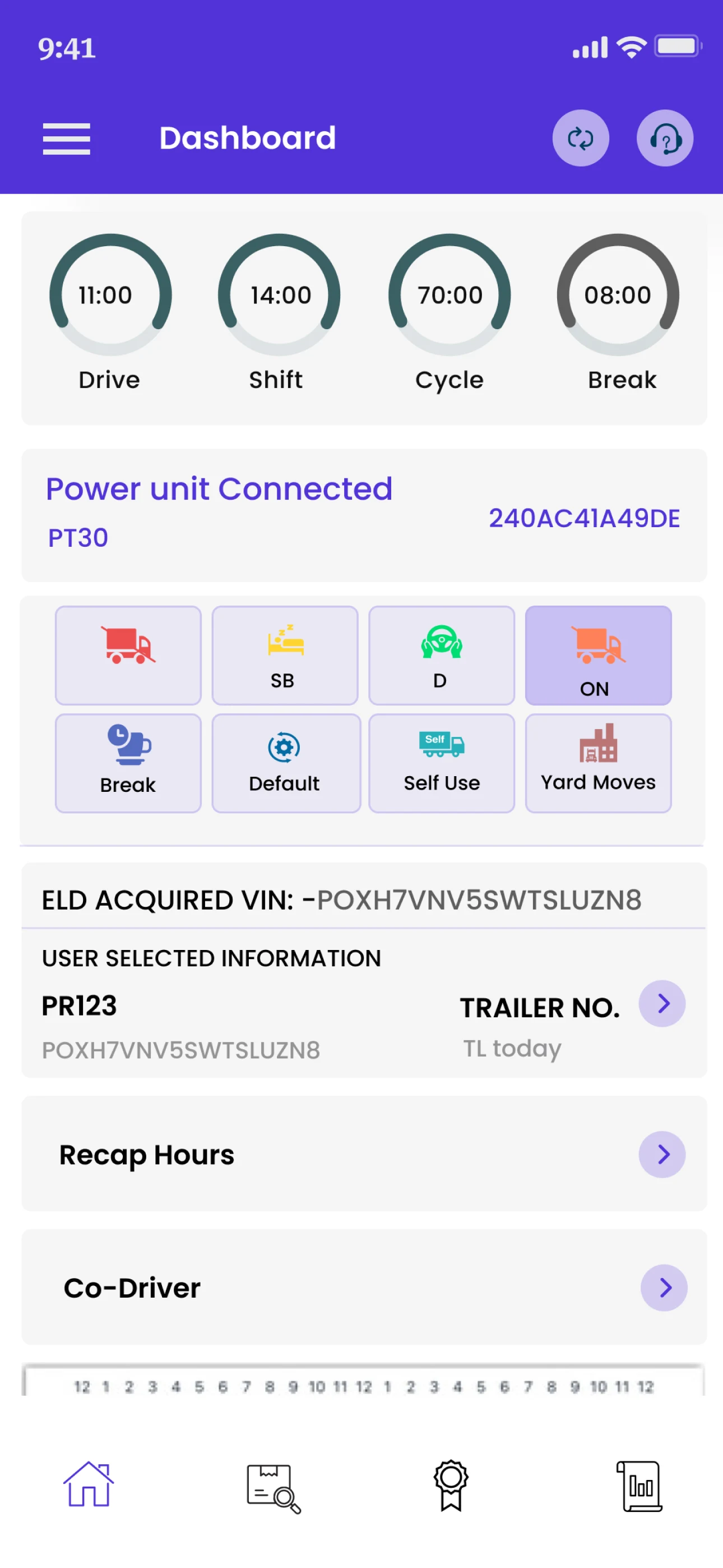 ELD Mandate HOS screenshot